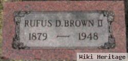 Rufus D. Brown, Ii