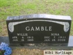 William Andrew "willie" Gamble