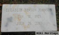 Elizabeth Benson Johnson