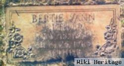 Bertie Vann Arthur