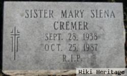 Sr Mary Siena Cremer