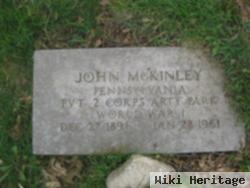 Pvt John Mckinley