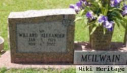 Willard Alexander "will" Mcilwain