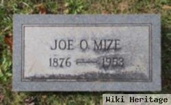 Joseph O "joe" Mize