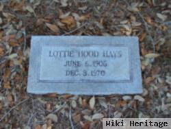 Lottie Hood Hays