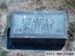 Elizabeth E Schneider