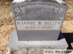 Nannie W Miller