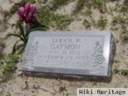 Sarah W. Gaymon