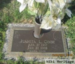 Juanita L "mama Cook" Wilson Cook