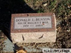 Donald Lee Benson