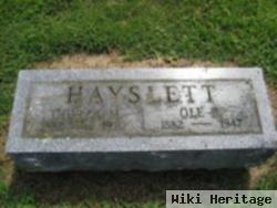 Ole B Hayslett