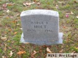 Harue F Holt