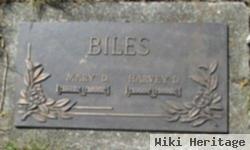 Harvey D Biles