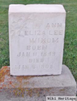 Ann Eliza Lee Wixom