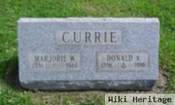 Donald A Currie