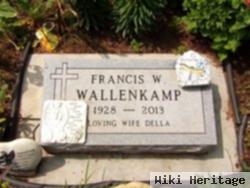 Francis W "wally" Wallenkamp