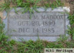 Waymen Marco Maddox