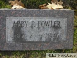 Abby P. Lefavour Fowler