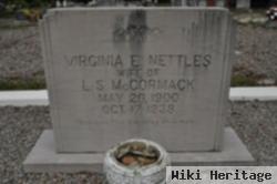 Virginia Elizabeth Nettles Mccormack