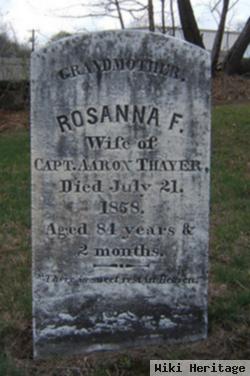 Rosanna F. Fairbanks Thayer