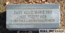 Alice Marie Orr