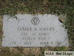 James A Hayes