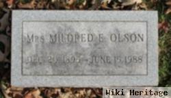 Mildred E Olson