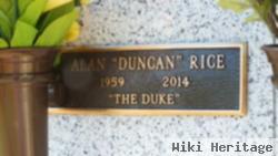 Alan "duncan" Rice