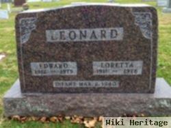 Edward B Leonard