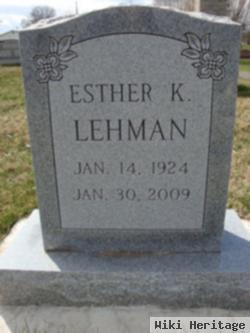 Esther Kendig Lehman