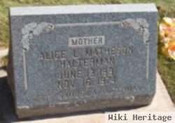 Alice Lydia Matheson Halterman