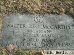 Sgt Walter Leo Mccarthy