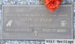 John A Pahr