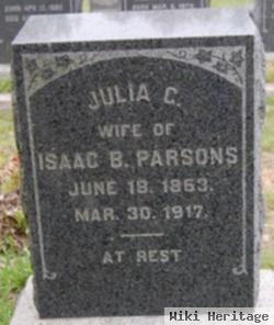 Julia C Parsons