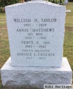 Hannah "annie" Matthews Taylor