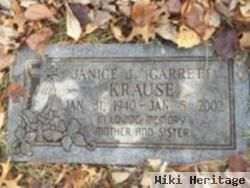 Janice J Garrett Krause