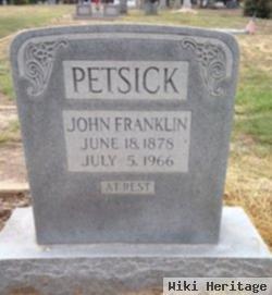 John Franklin Petsick