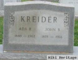 Ada R Leaman Kreider