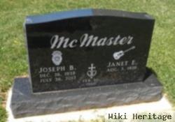 Joseph B. "joe" Mcmaster