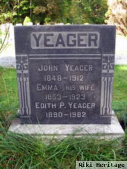 Edith P Yeager