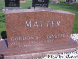 Gordon S Matter