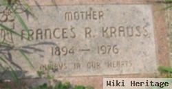 Frances R Krauss