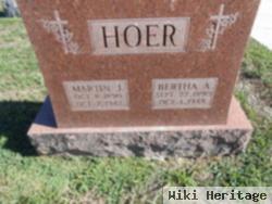 Huberta Anna "bertha" Bode Hoer