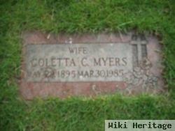 Coletta C. "lettie" Wachdorf Myers