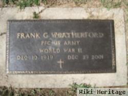 Frank G. Weatherford