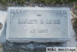 Haslett B. Leigh