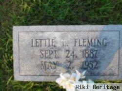 Lettie L Fleming