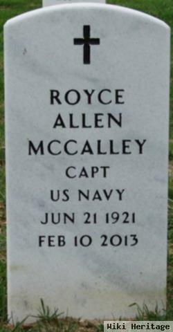 Royce Allen "mac" Mccalley
