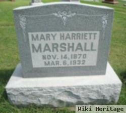 Mary Harriett "hattie" Chapman Marshall