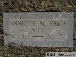 Annette M Prior